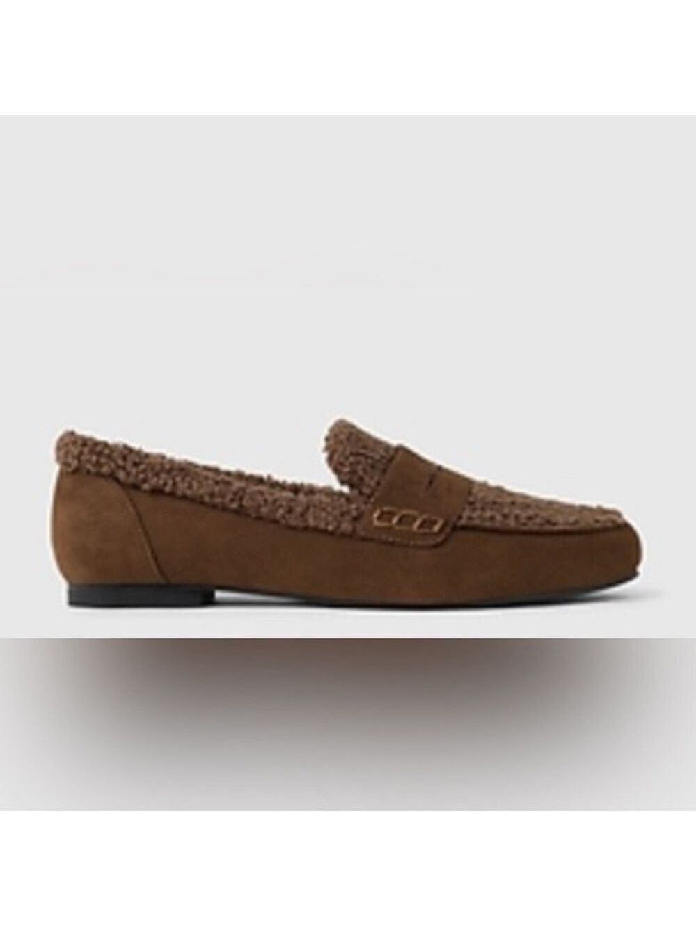 Gap Vegan Suede Sherpa Fall Casual Slip-On Office Quiet Luxury Loafers Shoes 11
